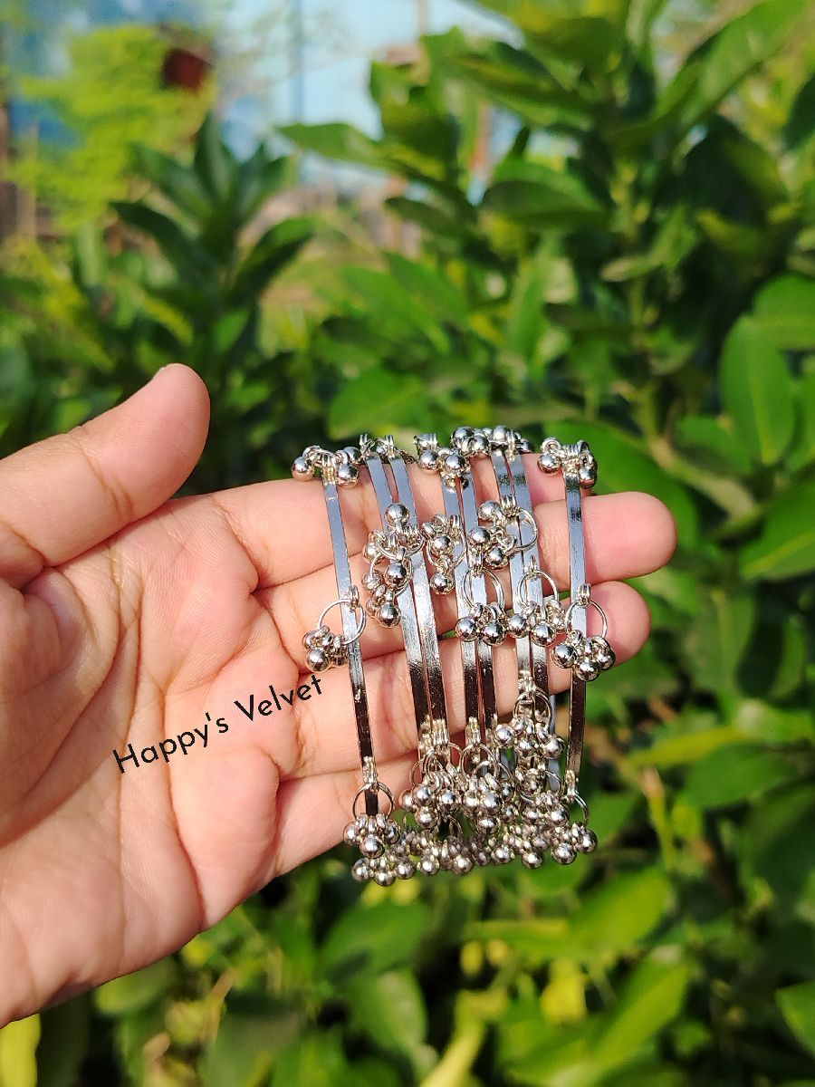 Premium Oxidized Silver Jhumka Earrings Combo (4 Pairs Set)