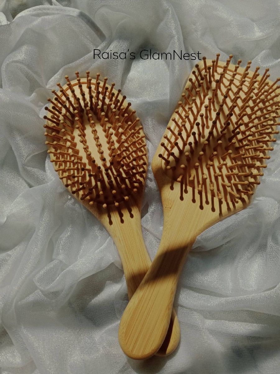 Natural Bamboo Hair Brushe 🍃