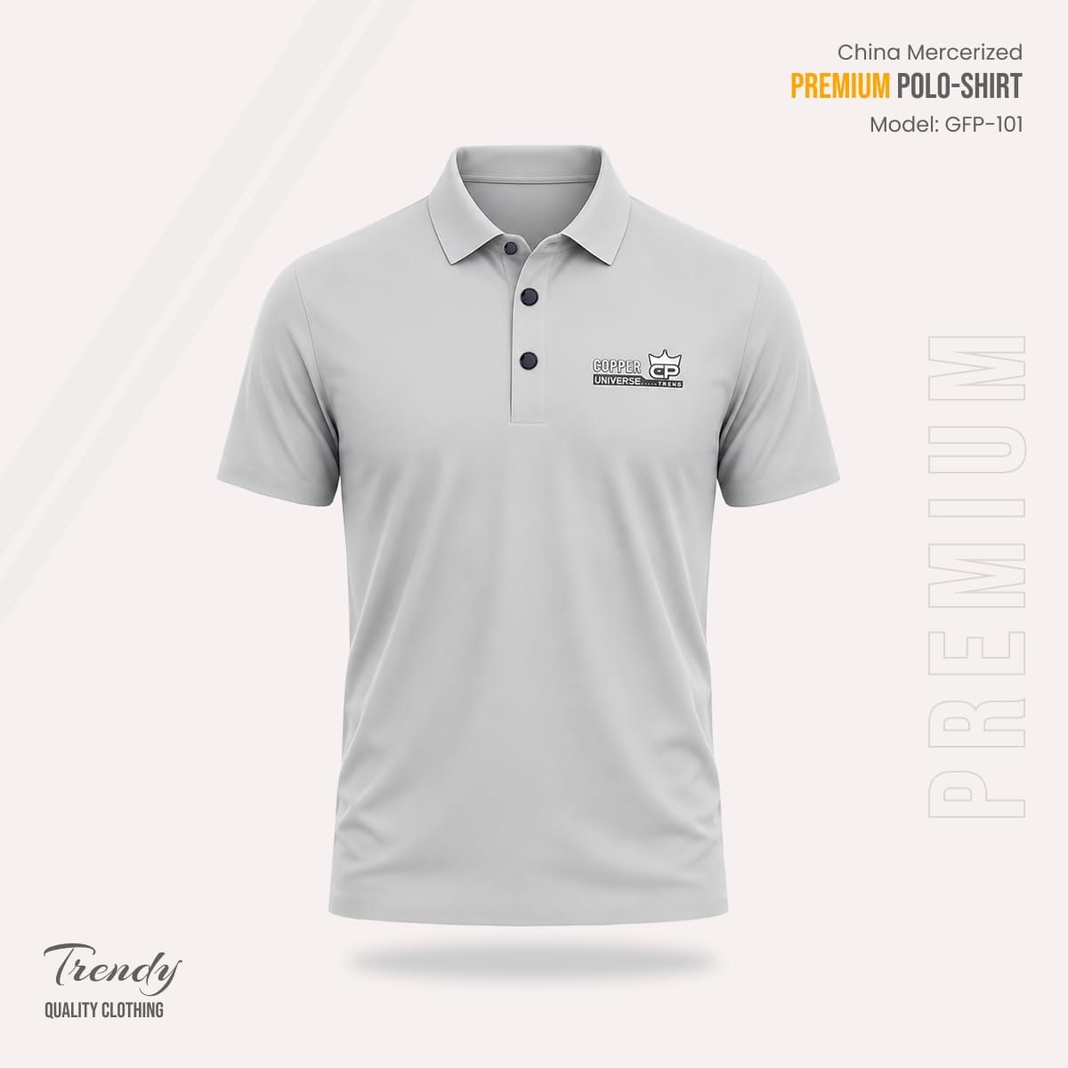 Export Quality China Mercerized Polo Shirt 2