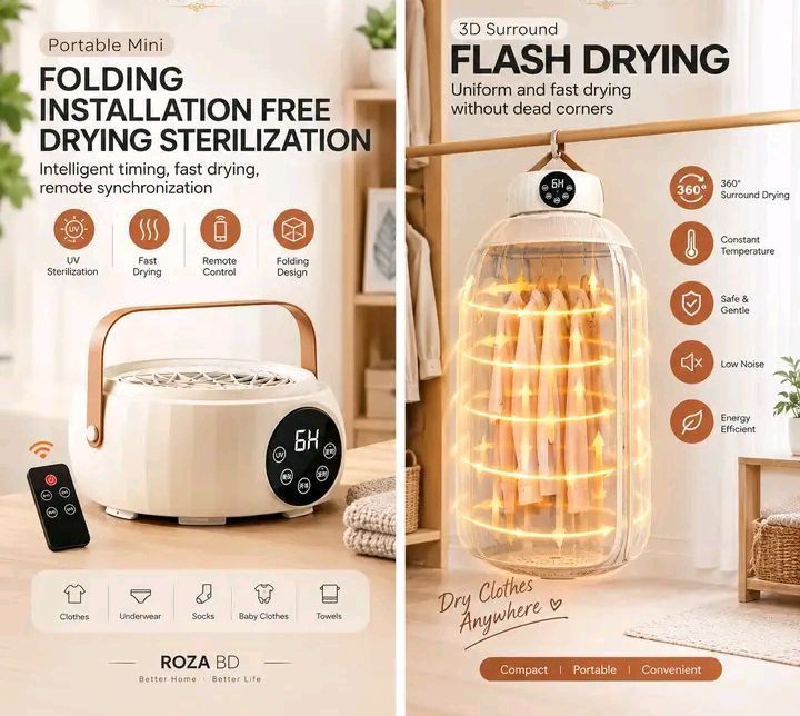 Portable Folding Drying Machine (Model SH-005) 2