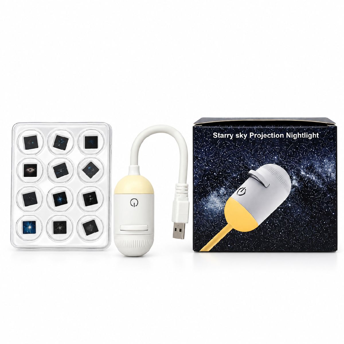 2-in-1 Mini Star Projector Night Light। 3