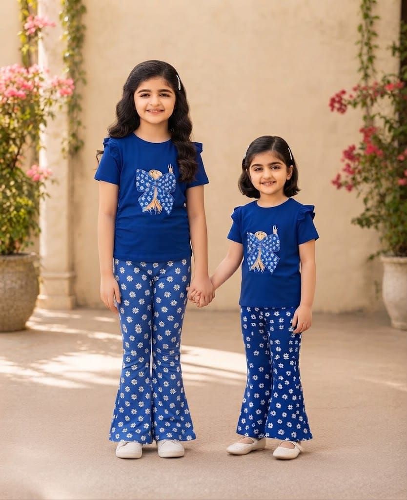 Kids Daisy Flower Co-ord Set 2