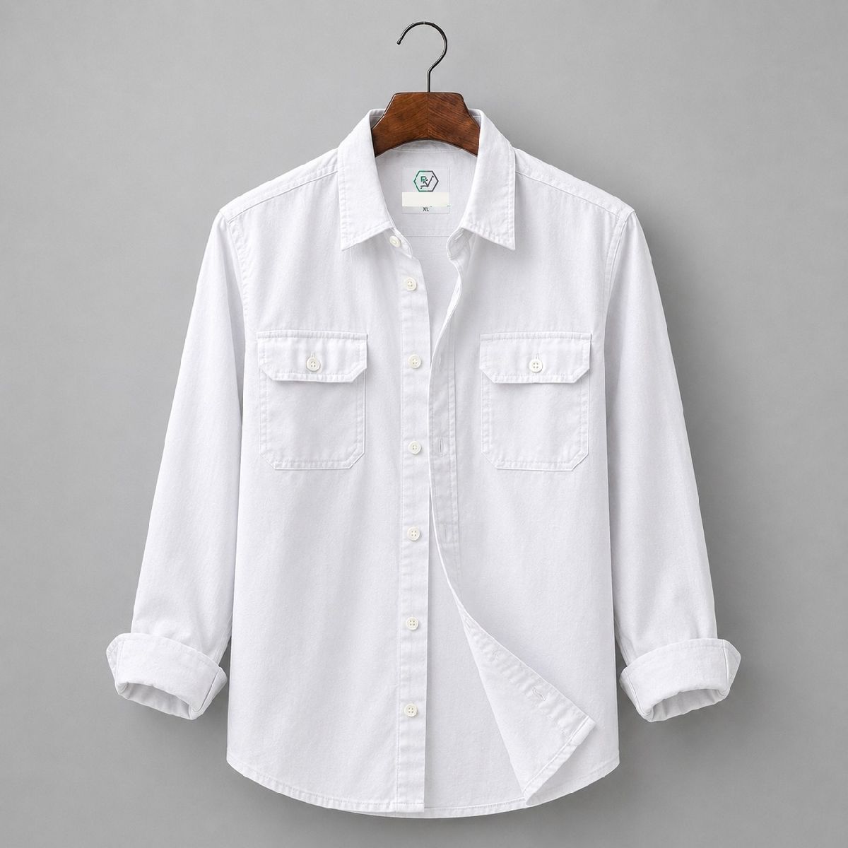 Premium Double Pocket Oxford Cotton Shirt 2