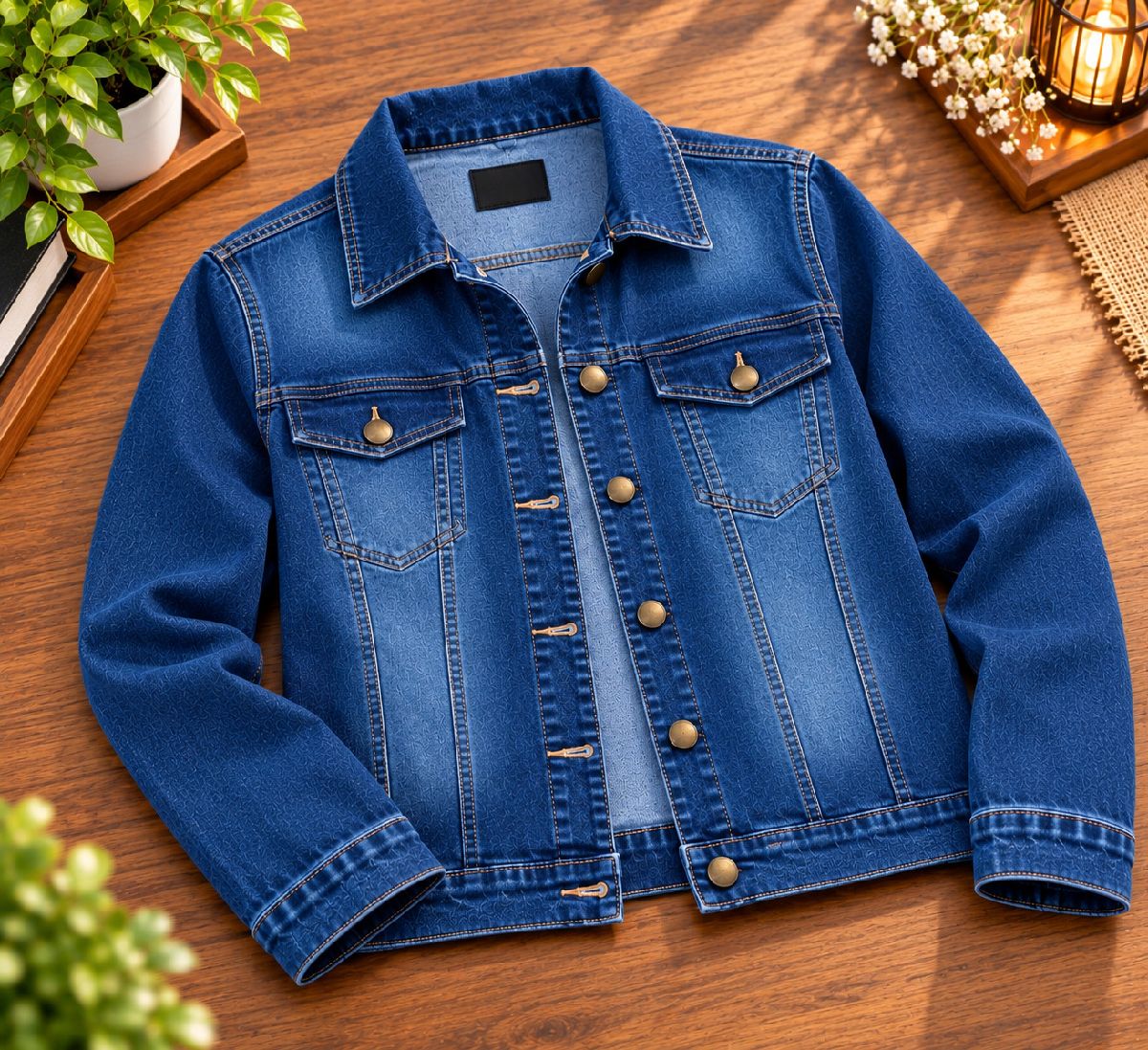 Stylish Premium Ladies Denim Jacket 2