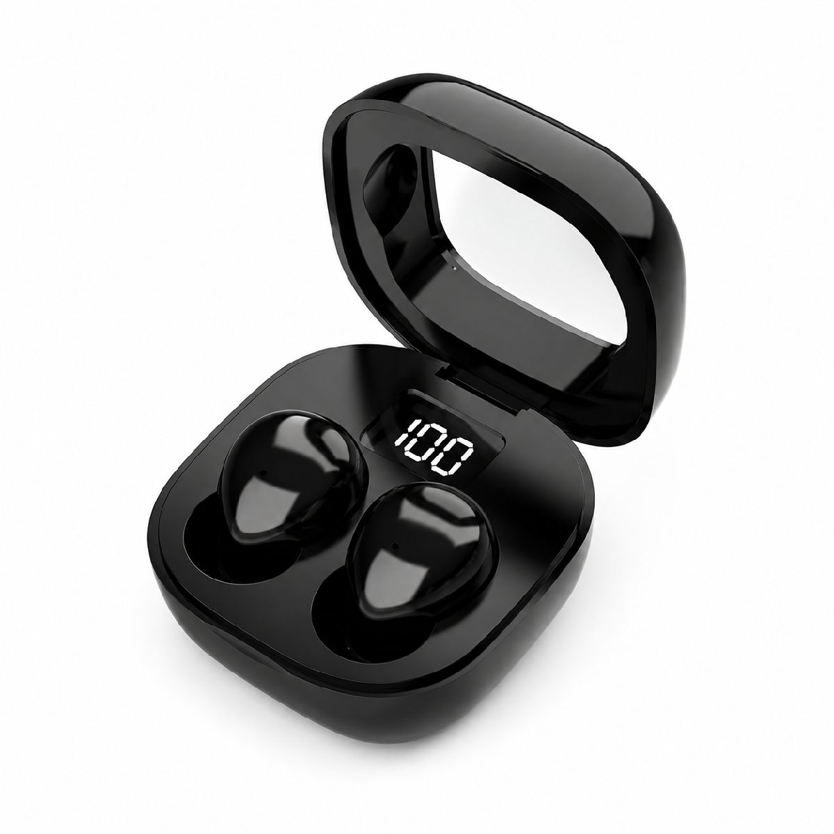 HnB Y19 Mini True Wireless Earbuds – Ultra-Small Invisible In-Ear TWS with Digital LED Battery Display, Auto-Pairing & 20H Playtime 2