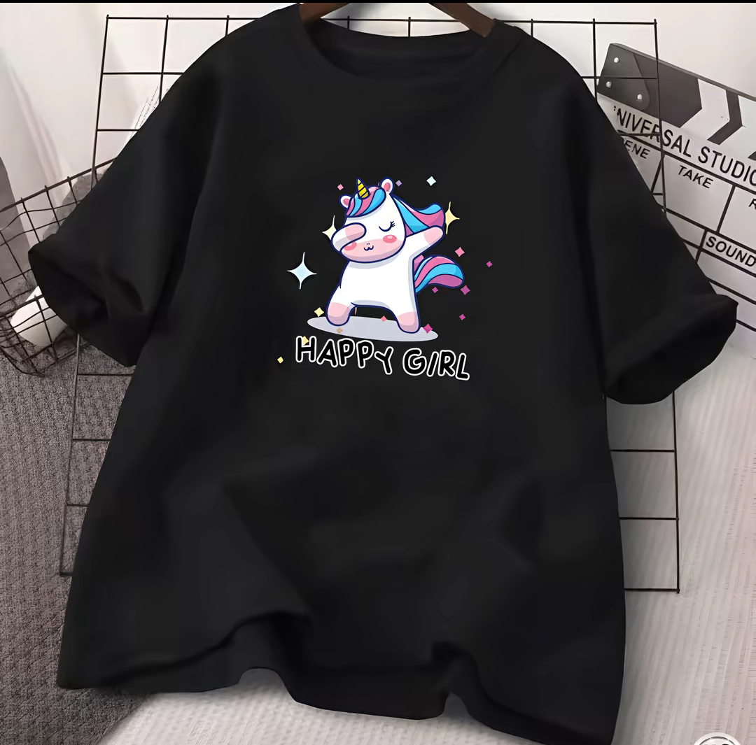 Drop Shoulder Ladies T-shirt
