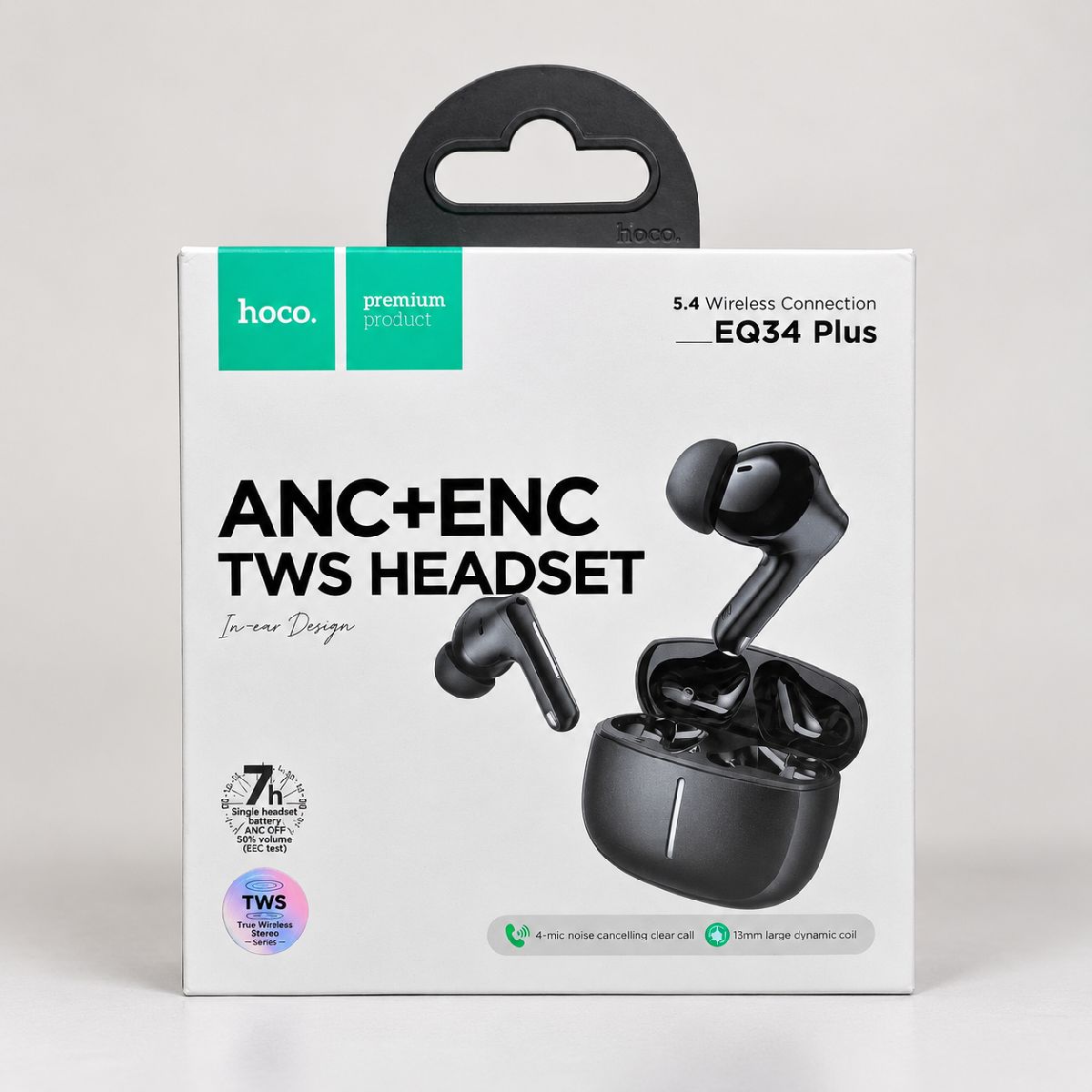 Hoco EQ34 Plus True Wireless ANC+ENC Bluetooth Earbuds 3