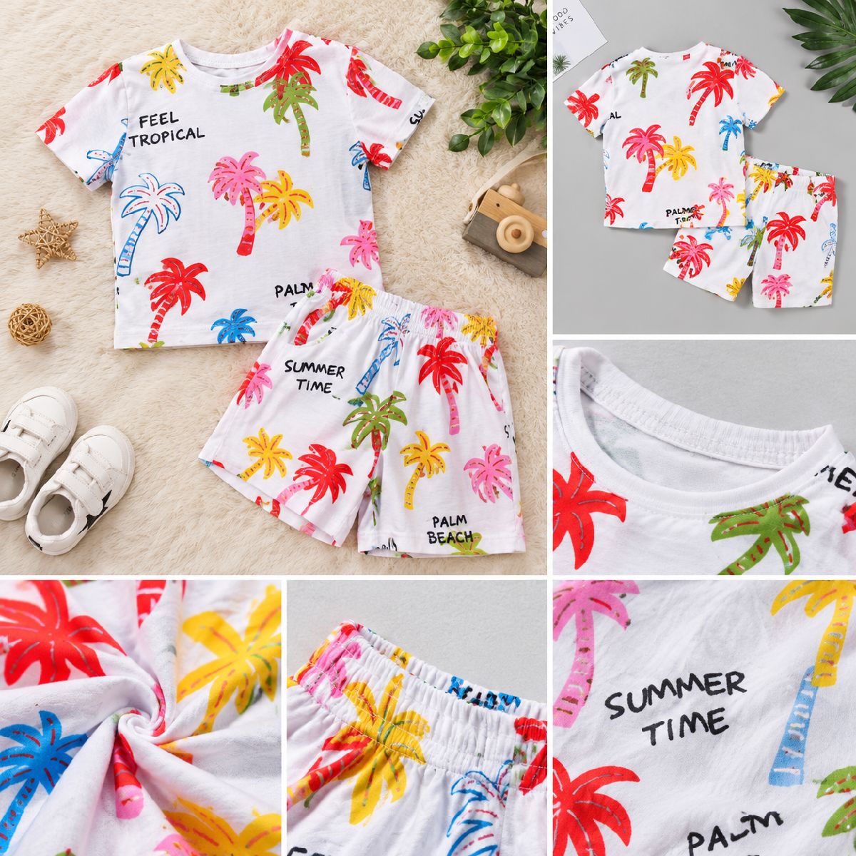 Kids Summer Tropical Co-Ord Set 2