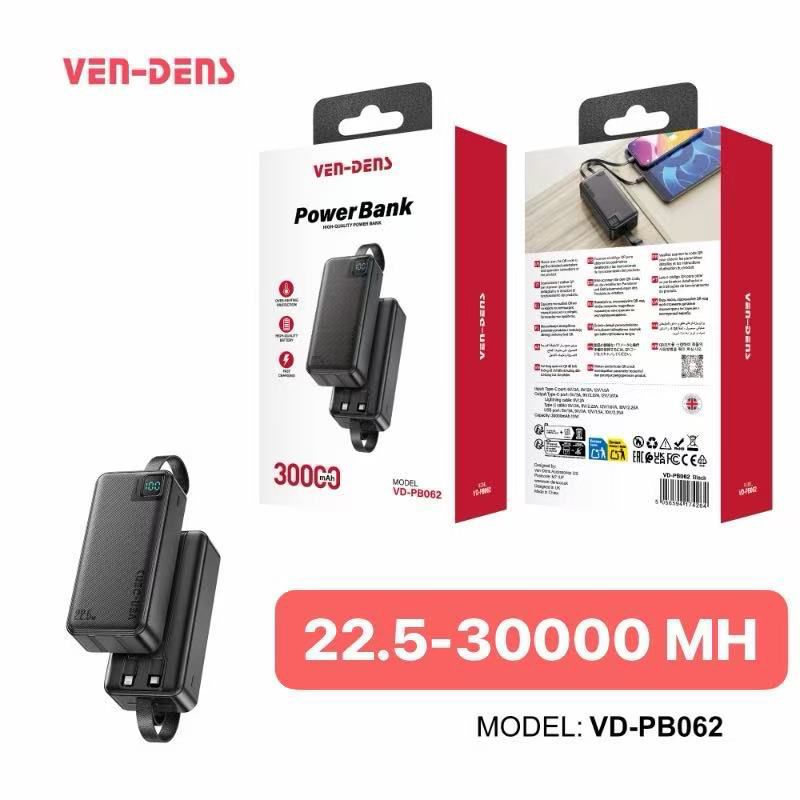 VEN-DENS 30000mAh Fast Charging Power Bank (Model VD-PB062) 2