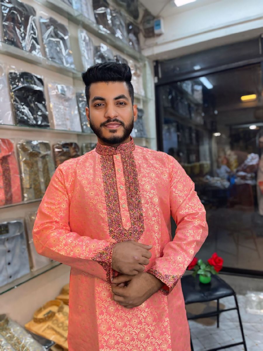 প্রিমিয়াম কোয়ালিটির কাতান পাঞ্জাবি
