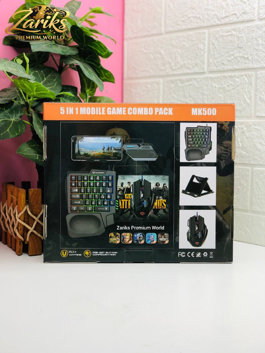 5 in 1 Gaming Keyboard and Mouse Gaming Combo-MK500 2