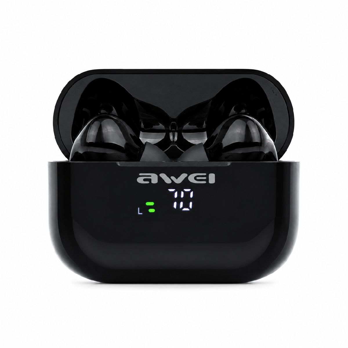 Awei T29P ANC Gaming True Wireless Earbuds – Bluetooth 6.0 Low Latency Earphones with Active Noise Cancellation, LED Charging Display & IPX6 Waterproof 2