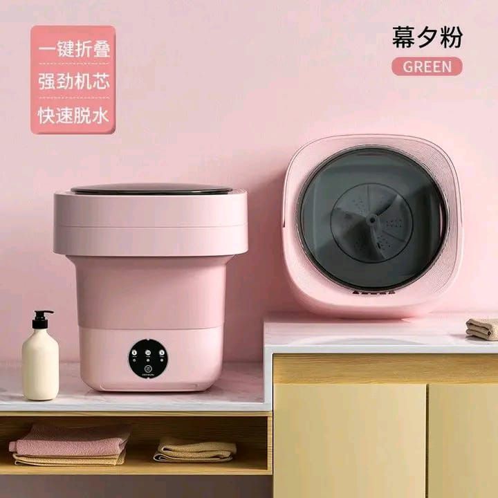 Multi-Function Portable Folding Mini Washing Machine with Drain Pipe & Spin Basket 2