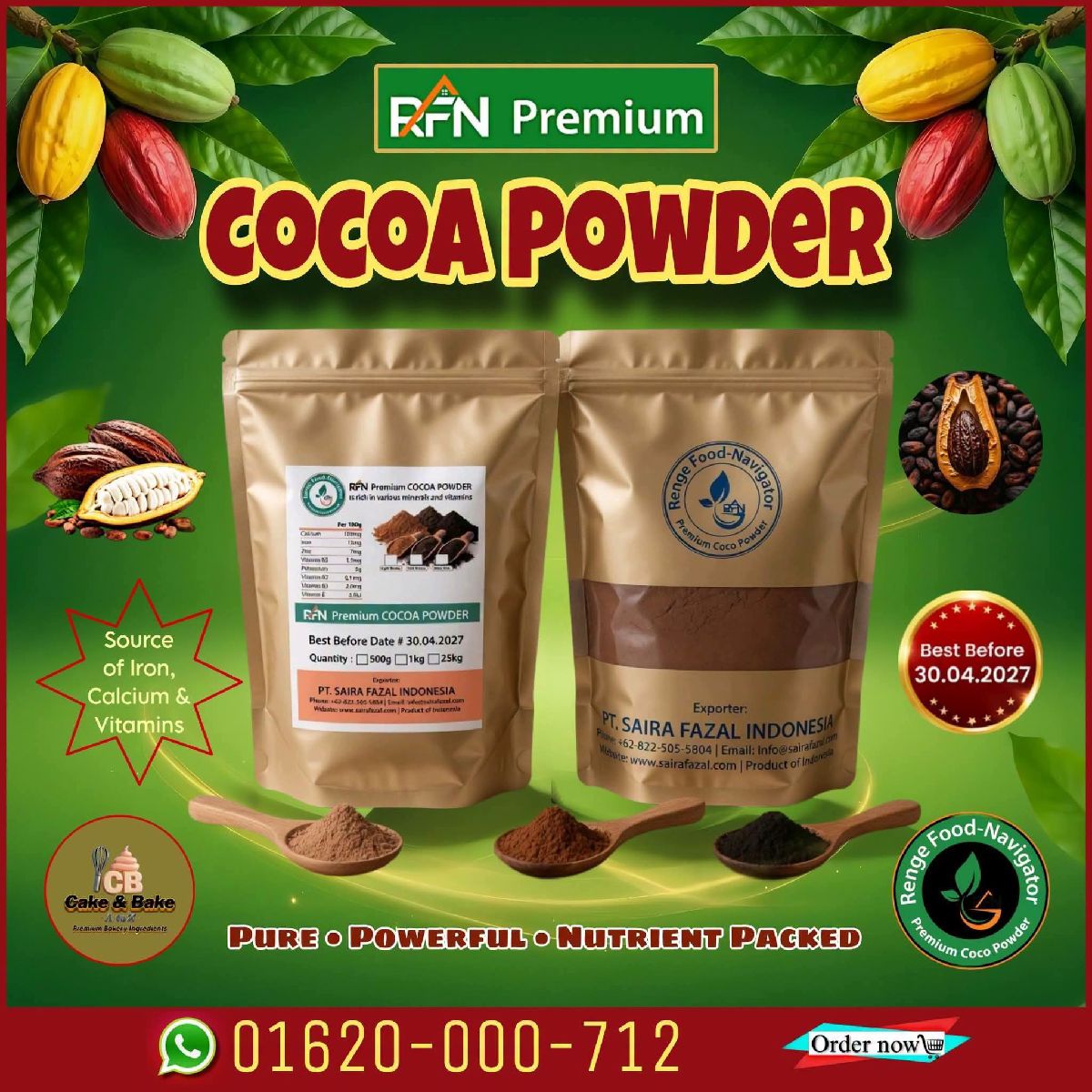 RFN Dark Brown Cocoa Powder 2