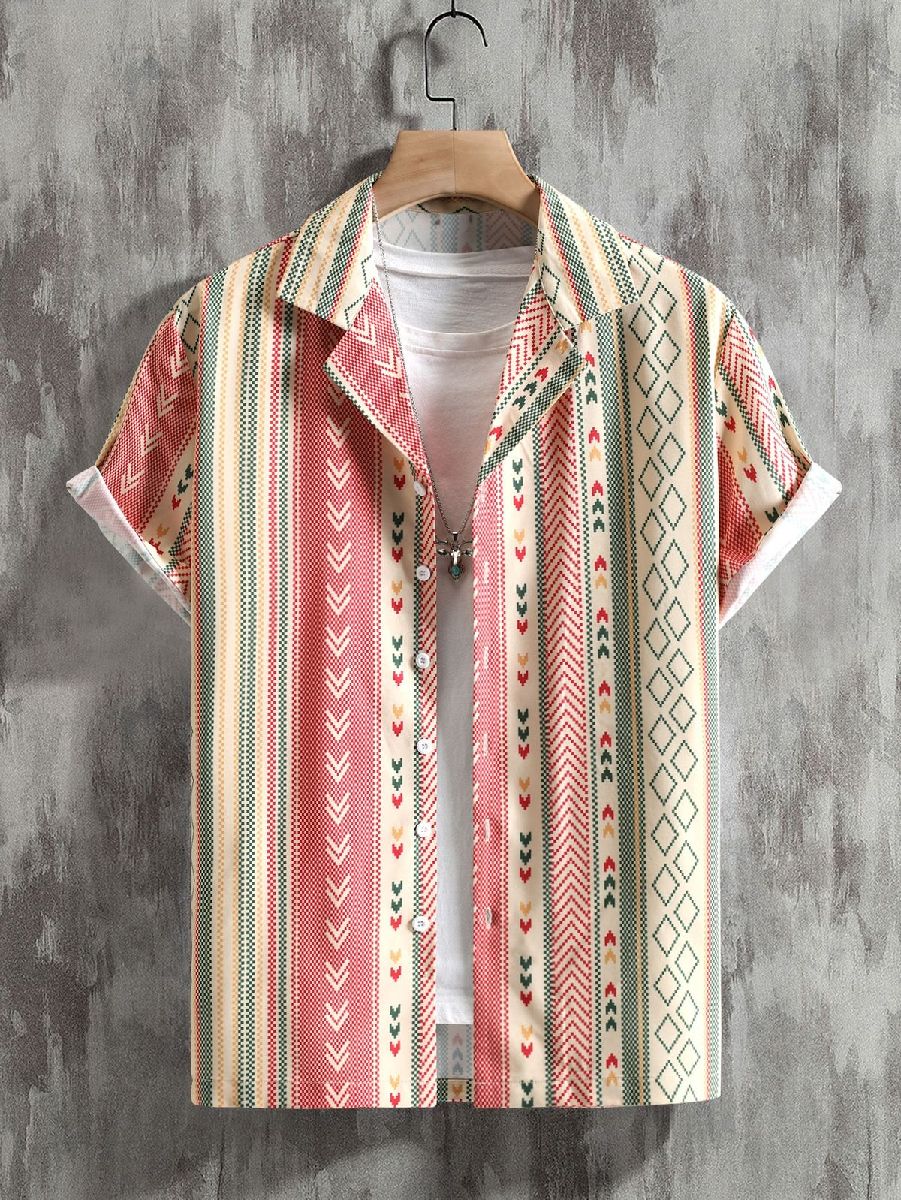 Stylish Micro Stitch Half Sleeve Shirt 3