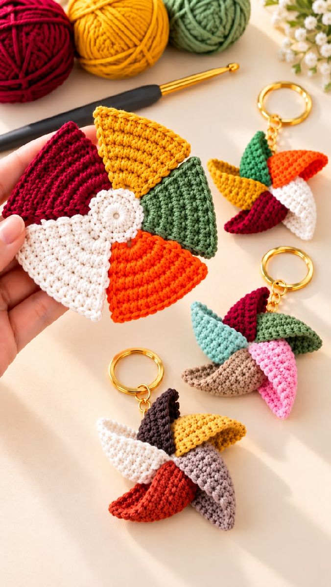crochet keychain