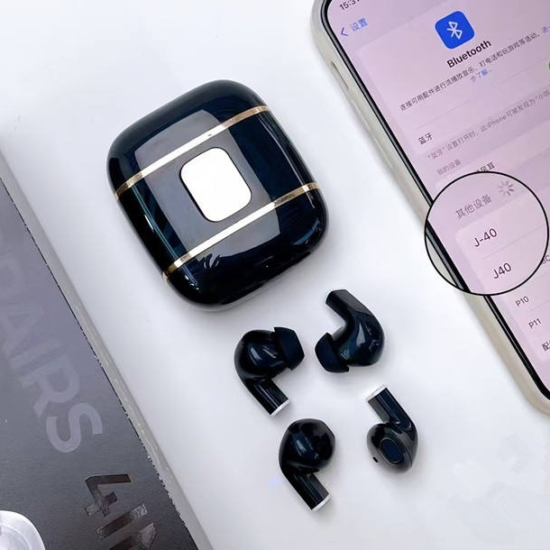 J40 4-in-1 True Wireless Earbuds – Bluetooth 5.4 TWS with Dual-Side Charging Case, Smart LED Display, Active Noise Cancellation & IPX5 Waterproof 3