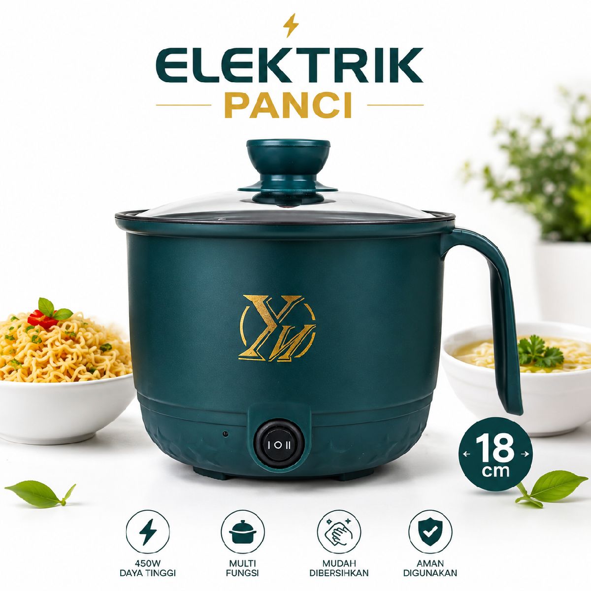 Electrical panci nonstick cooker