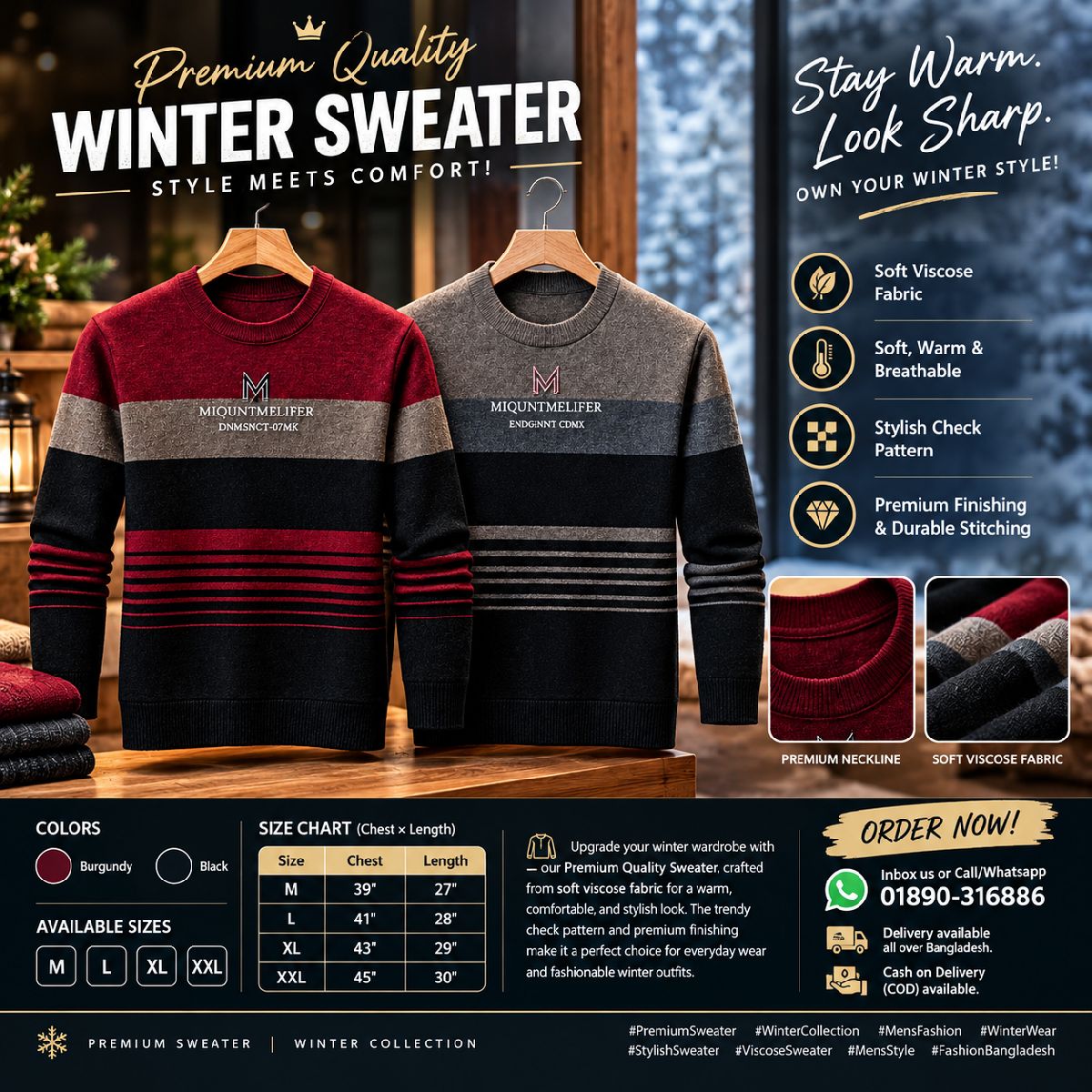 Premium Quality Winter Sweater
