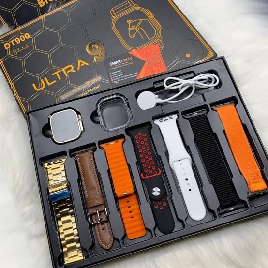 DT900 Ultra 9 Smart Watch 10-in-1 Combo