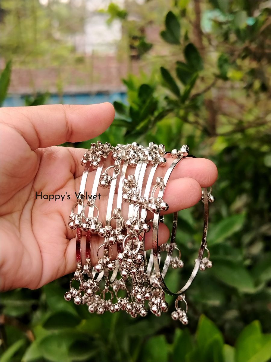 Premium Oxidized Silver Jhumka Earrings Combo (4 Pairs Set) 3